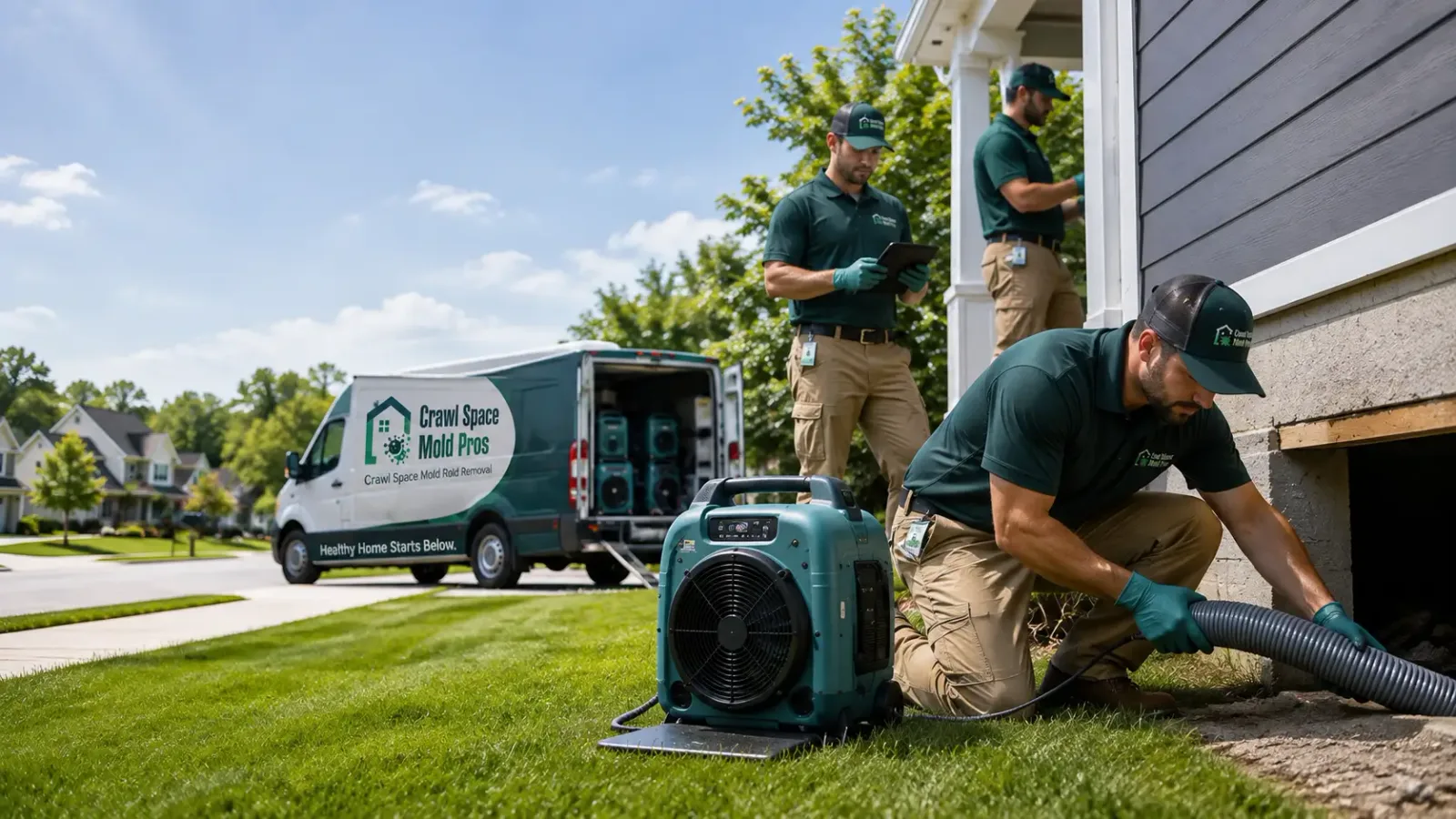 Crawl Space Mold Removal in Graysville, OH